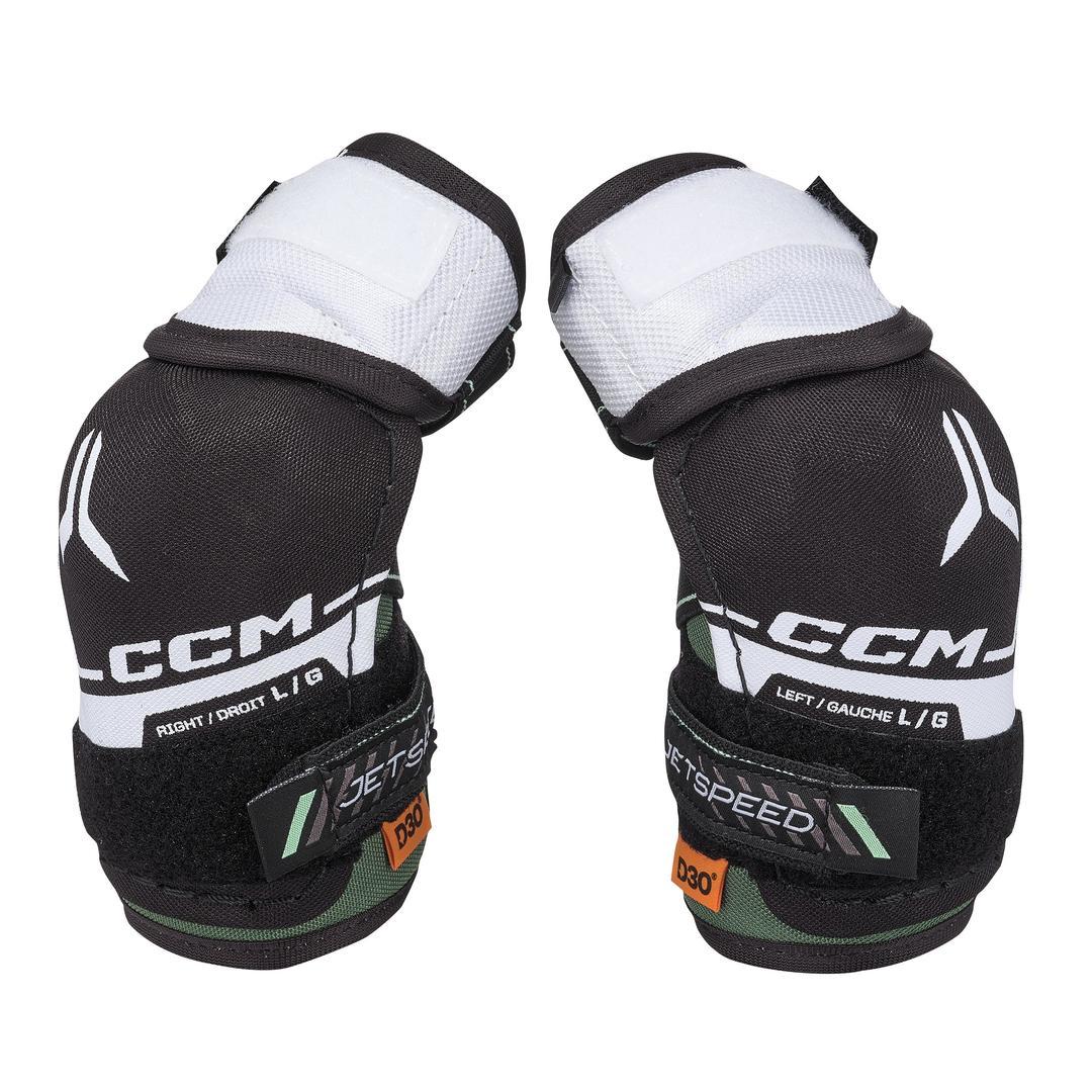 CCM Youth Women's FTW Pro Hockey Elbow Pad black white
