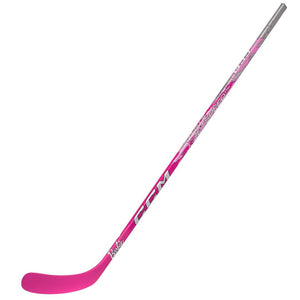 CCM Youth Women's JetSpeed FTW Barbie Hockey Player Stick pink white