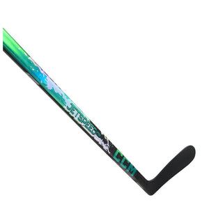 CCM Youth Women's JetSpeed FTW Hockey Player Stick black green silver 