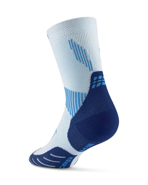 CEP Women's The Run 5.0 Compression Socks Mid Cut ice blue
