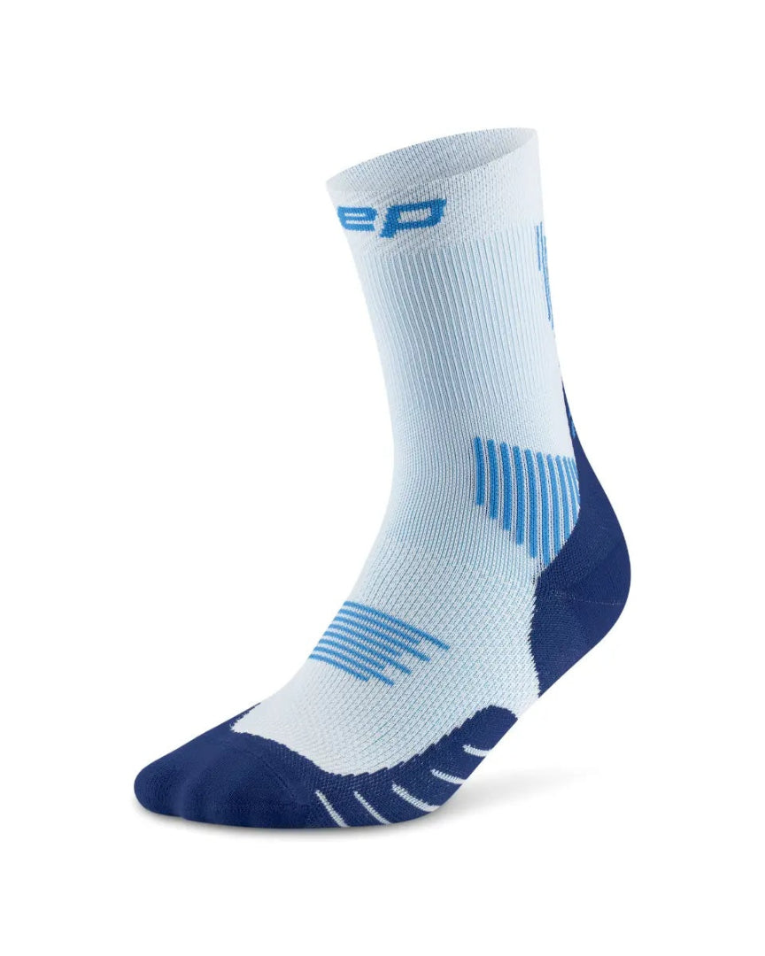 CEP Women's The Run 5.0 Compression Socks Mid Cut ice blue