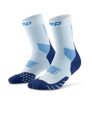 CEP Women's The Run 5.0 Compression Socks Mid Cut ice blue