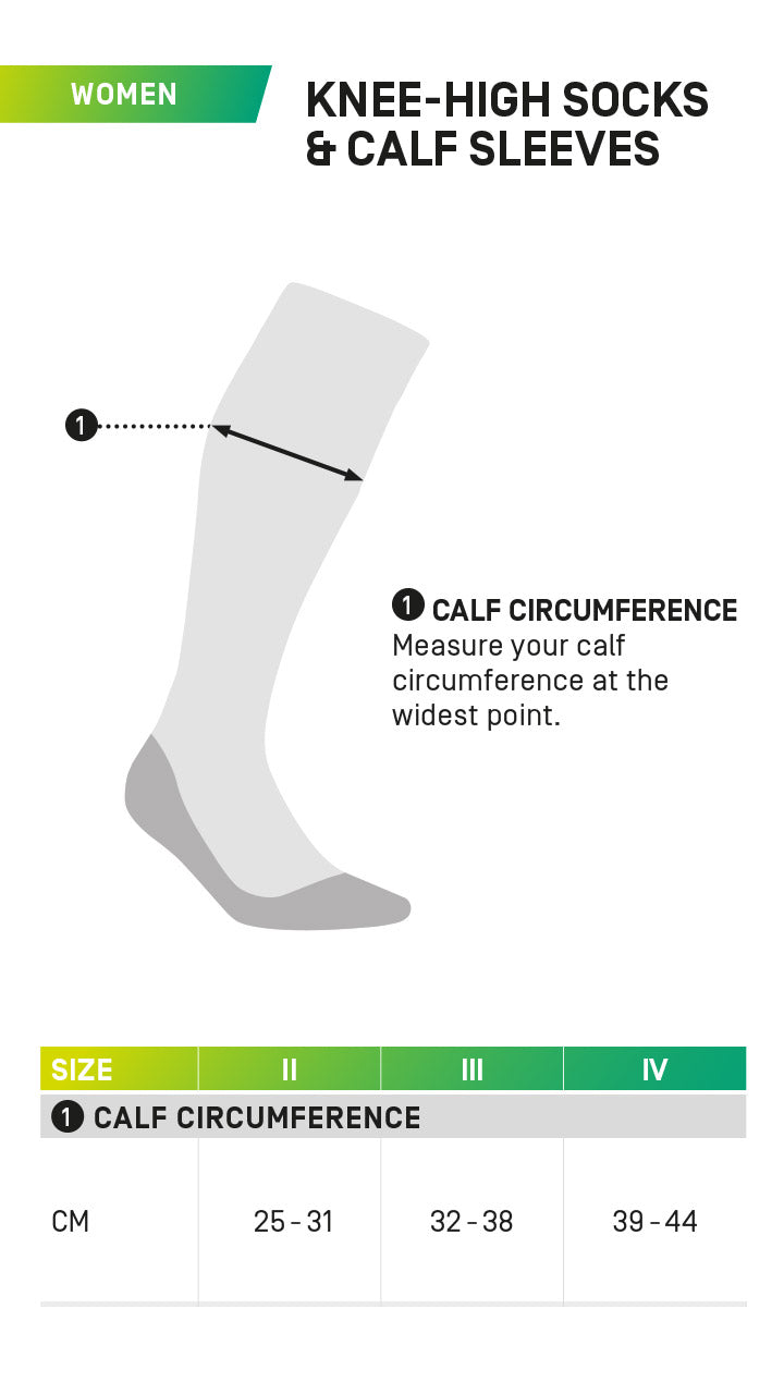 CEP Women's The Run Compression Socks Tall Sizing