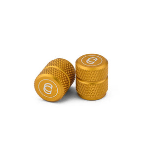 Cinema Alloy Valve Caps gold