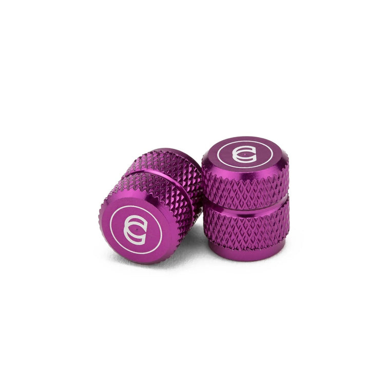 Cinema Alloy Valve Caps purple
