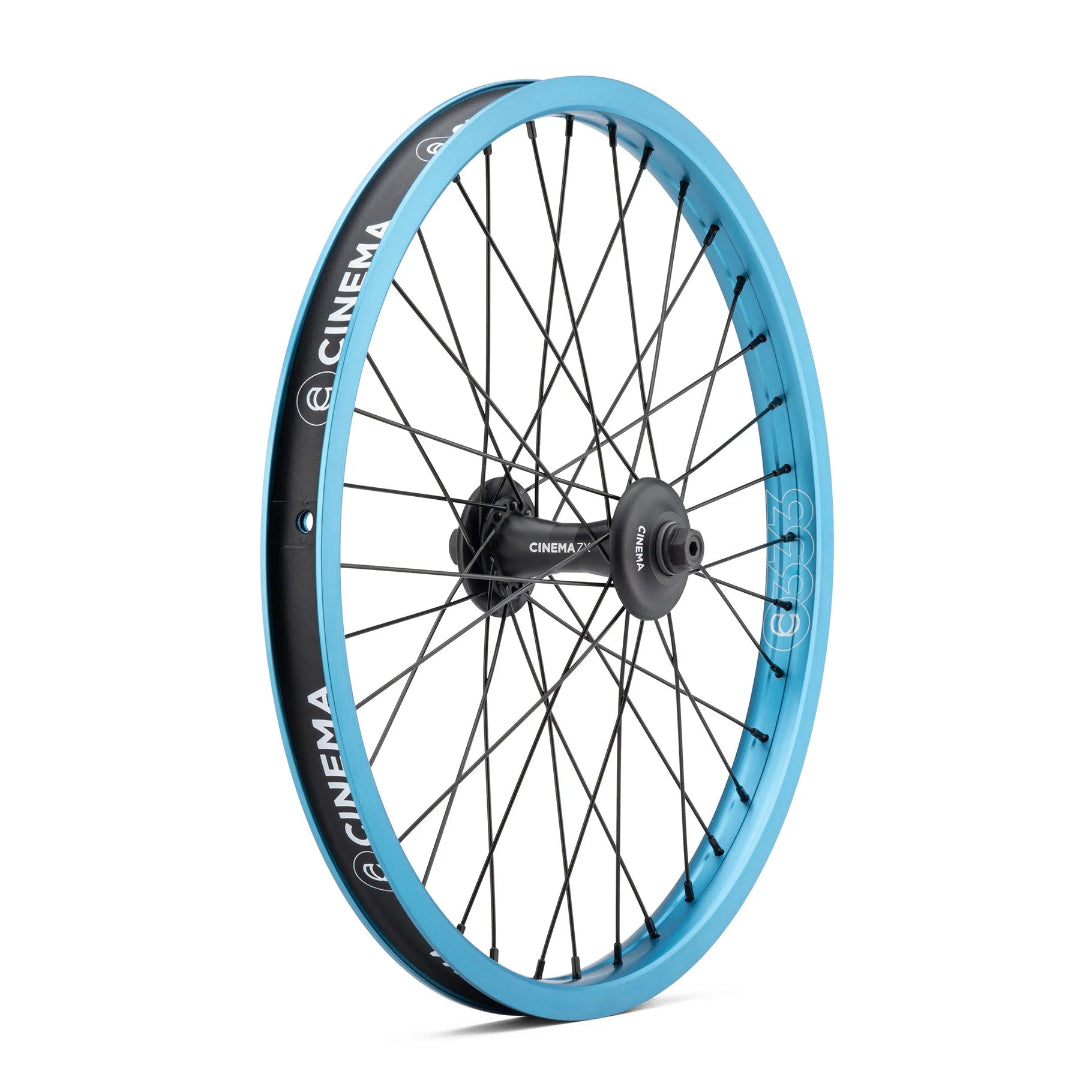 Cinema ZX 333 BMX Wheel front blue
