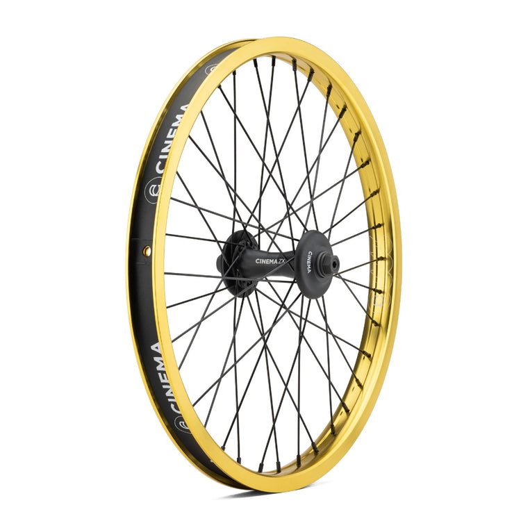 Cinema ZX 333 BMX Wheel front gold