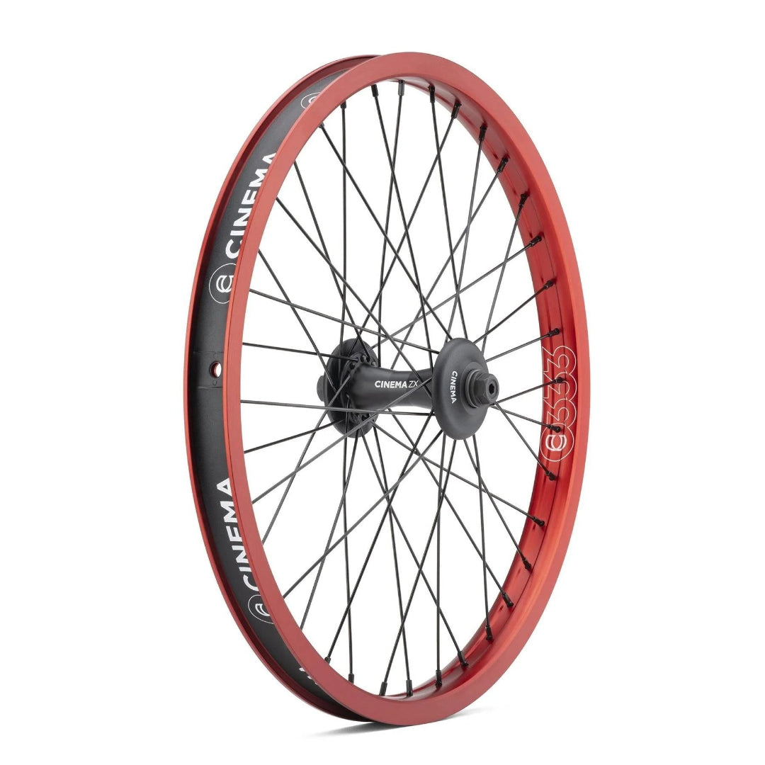 Cinema ZX 333 BMX Wheel front red