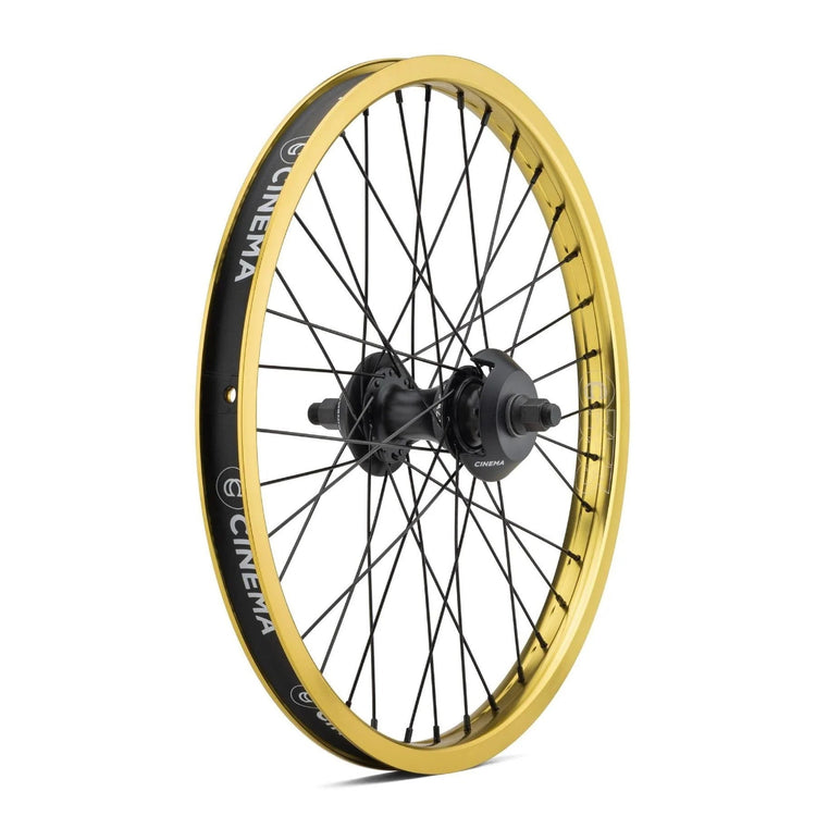 Cinema ZX 333 BMX Wheel rear gold