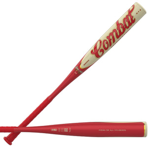 Combat -3 Red Rider BBCOR Baseball Bat red/beige