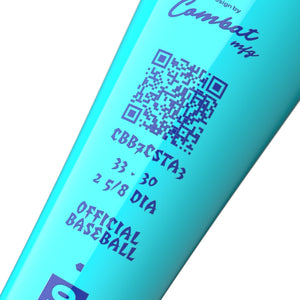 Combat Costal Nazare BBCOR Baseball Bat blue/pink/multicolor