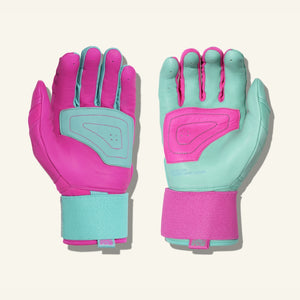 Combat Senior Yin Yang Long Strap Collection Batting Gloves min/pink