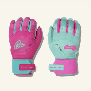 Combat Senior Yin Yang Long Strap Collection Batting Gloves min/pink