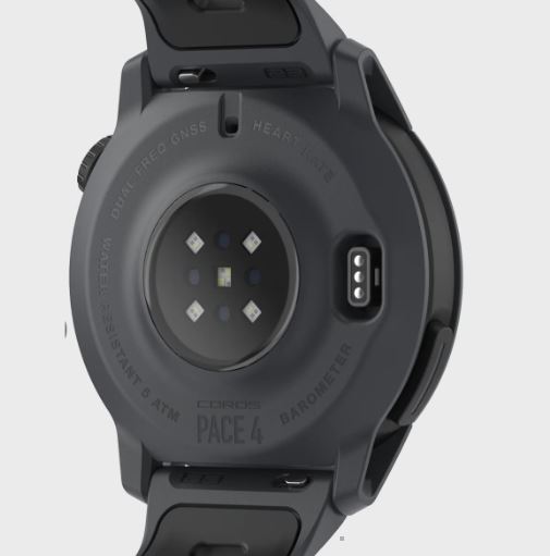 COROS PACE 4 GPS Sport Watch Black Silicone