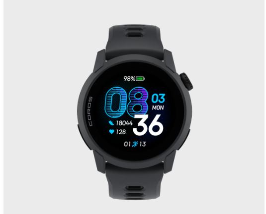 COROS PACE 4 GPS Sport Watch Black Silicone