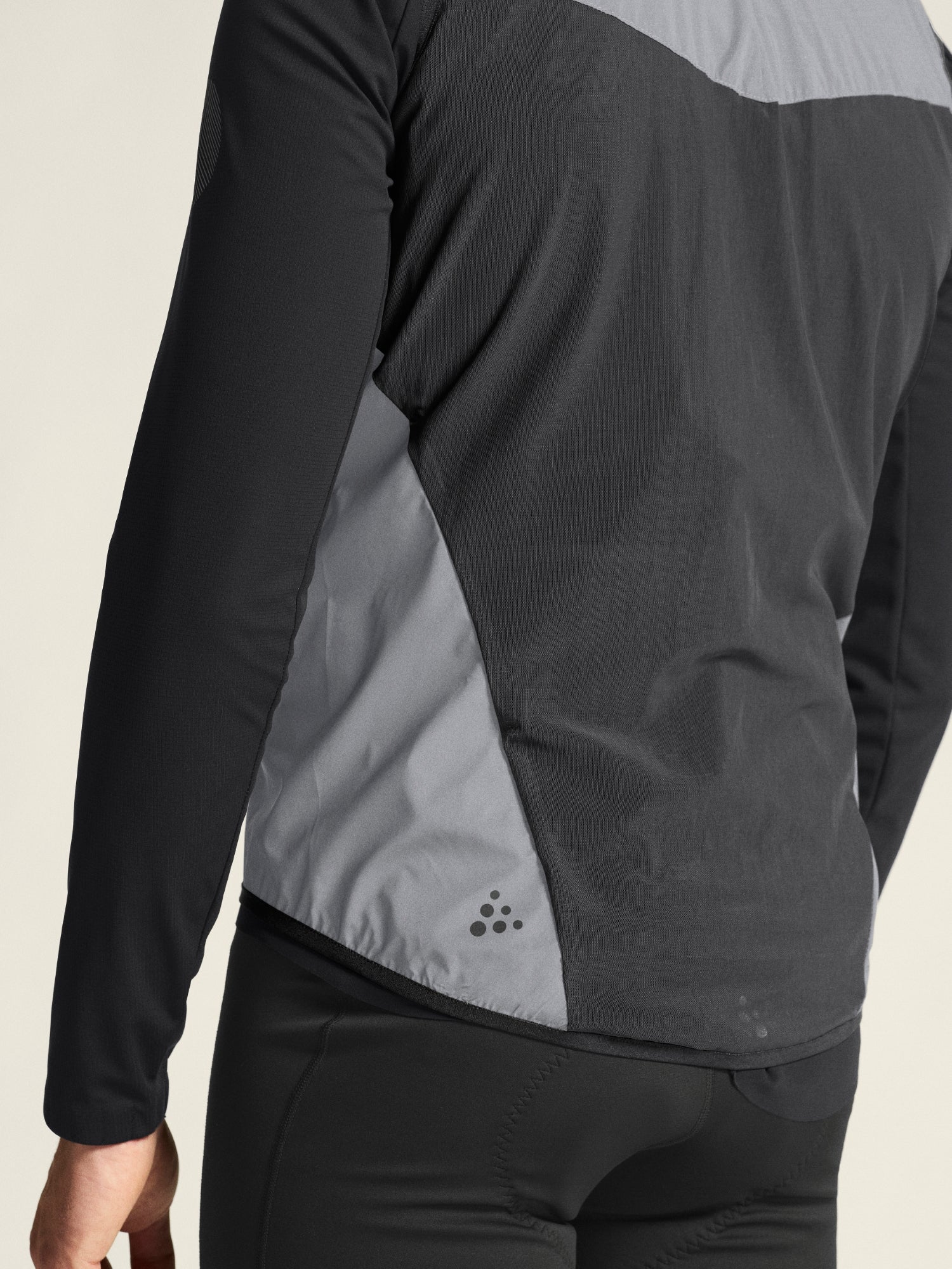 Craft Men's ADV Essence Lumen Wind Vest Silver Black 