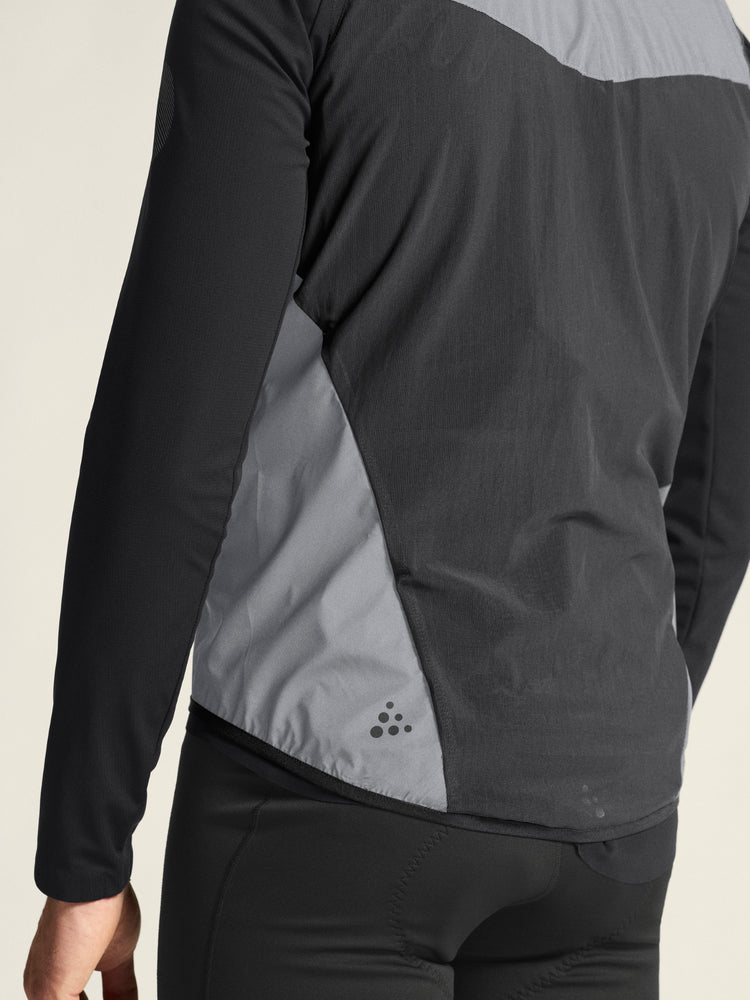 Craft Men's ADV Essence Lumen Wind Vest Silver Black 