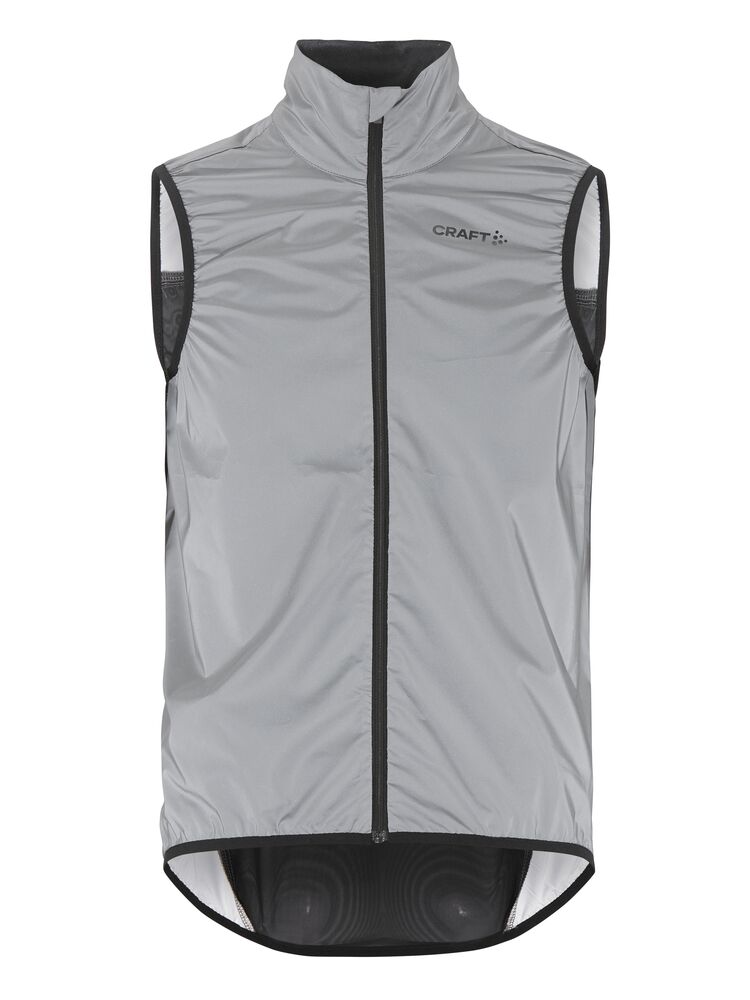 Craft Men's ADV Essence Lumen Wind Vest Silver Black 