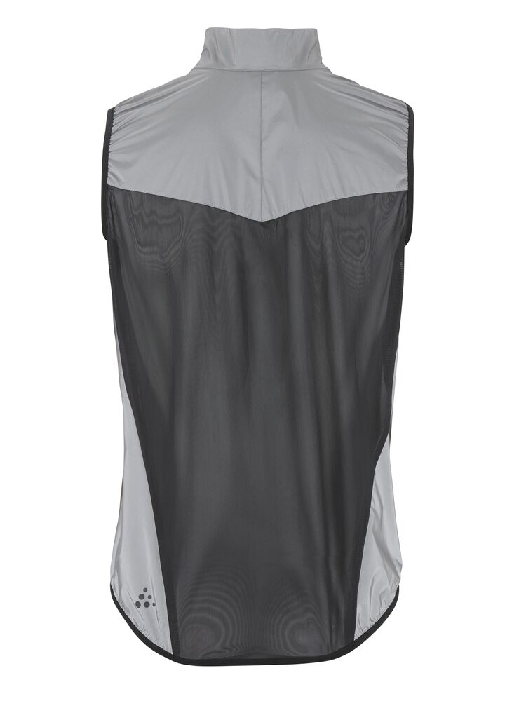 Craft Men's ADV Essence Lumen Wind Vest Silver Black 