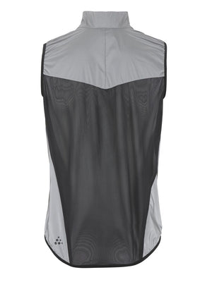Craft Men's ADV Essence Lumen Wind Vest Silver Black 