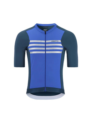 Craft Men's Endurance Training Short Sleeve Bike Jersey water blue