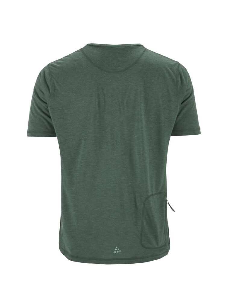 Craft Men's EveryDay Wool Short Sleeve Tee green