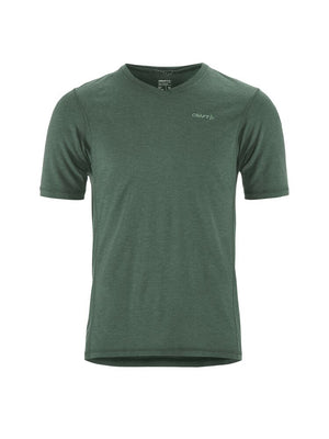 Craft Men's EveryDay Wool Short Sleeve Tee green