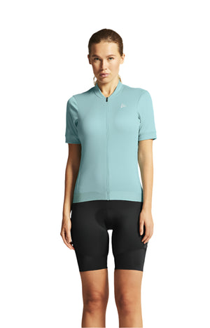 Craft Women's Core Essence Short Sleeve Regular Fit Bike Jersey Celeste