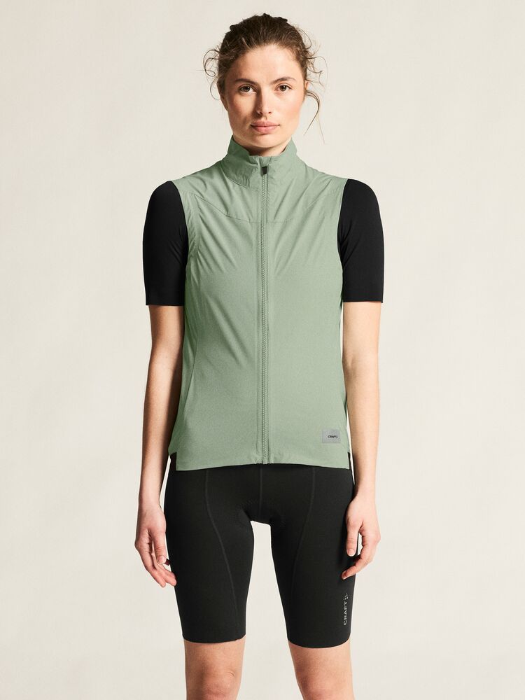 Craft Women's Endurance Light Wind Bike Vest green