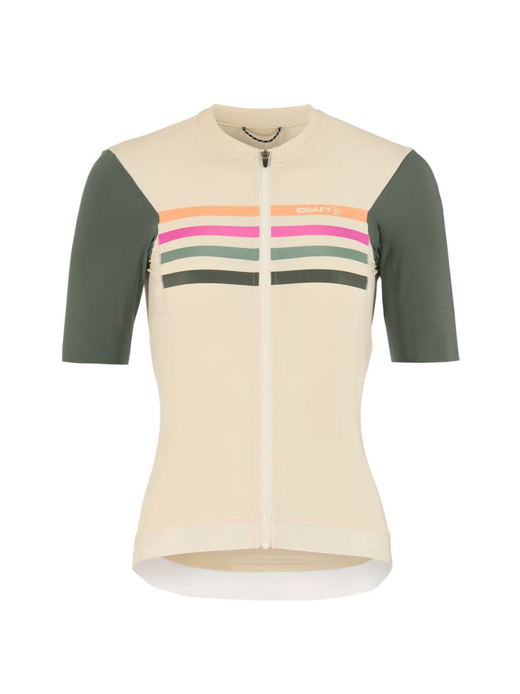 Craft Women's Endurance Training Short Sleeve Bike Jersey green