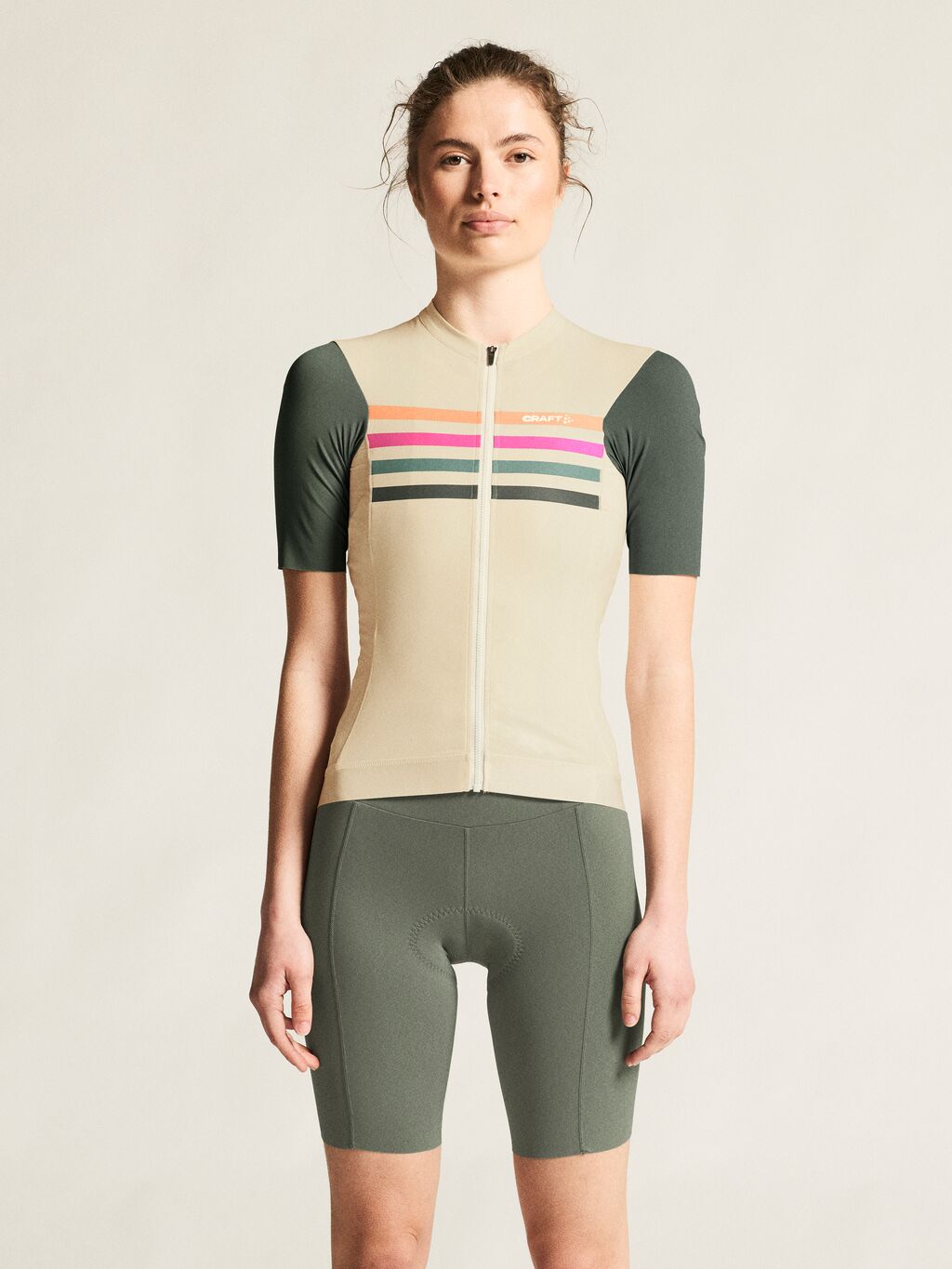 Craft Women's Endurance Training Short Sleeve Bike Jersey green