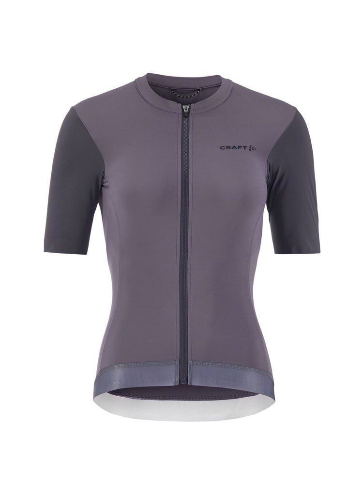 Craft Women's Endurance Training Short Sleeve Bike Jersey purple