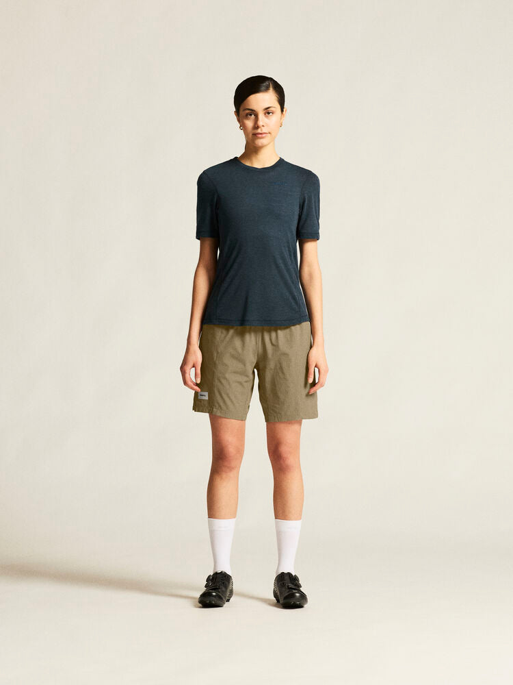 Craft Women's EveryDay Wool Short Sleeve Tee dark blue