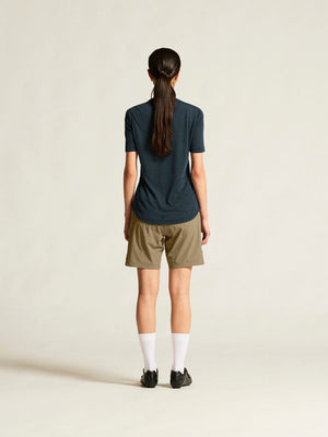 Craft Women's EveryDay Wool Short Sleeve Tee dark blue
