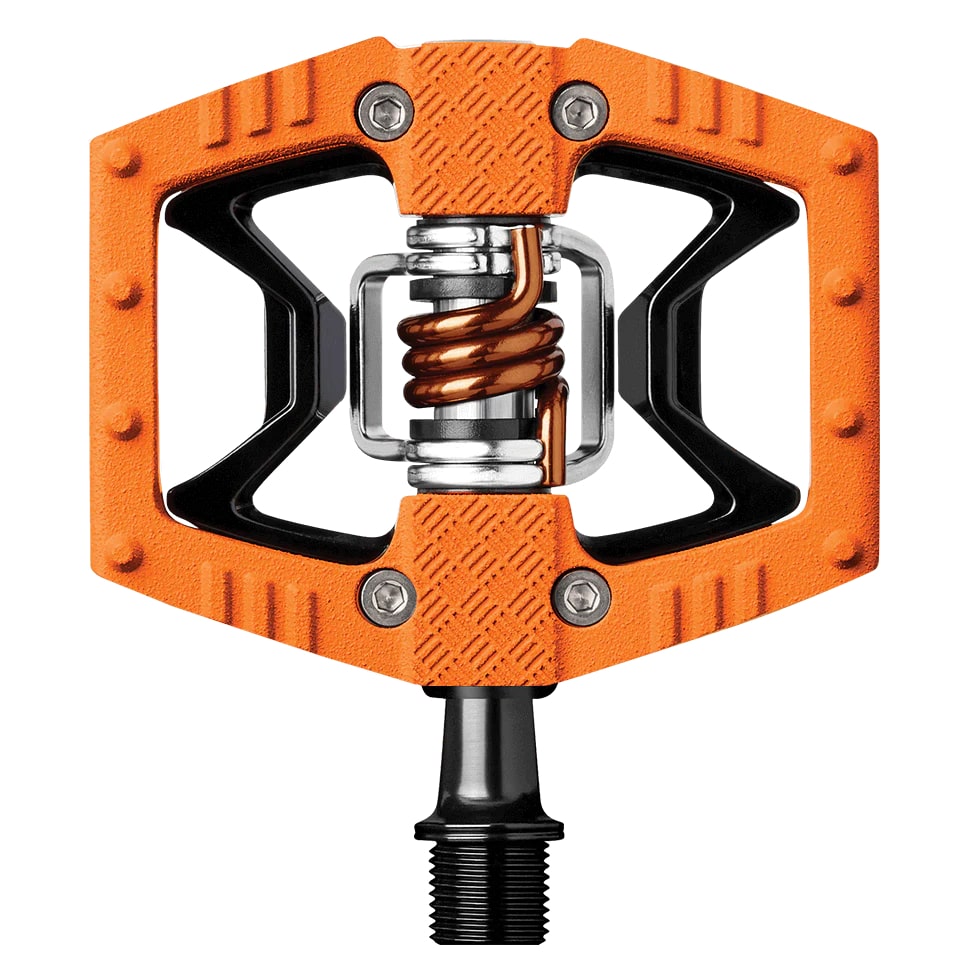 Crankbrothers Double Shot 2 Hybrid Bike Pedal Orange/Black
