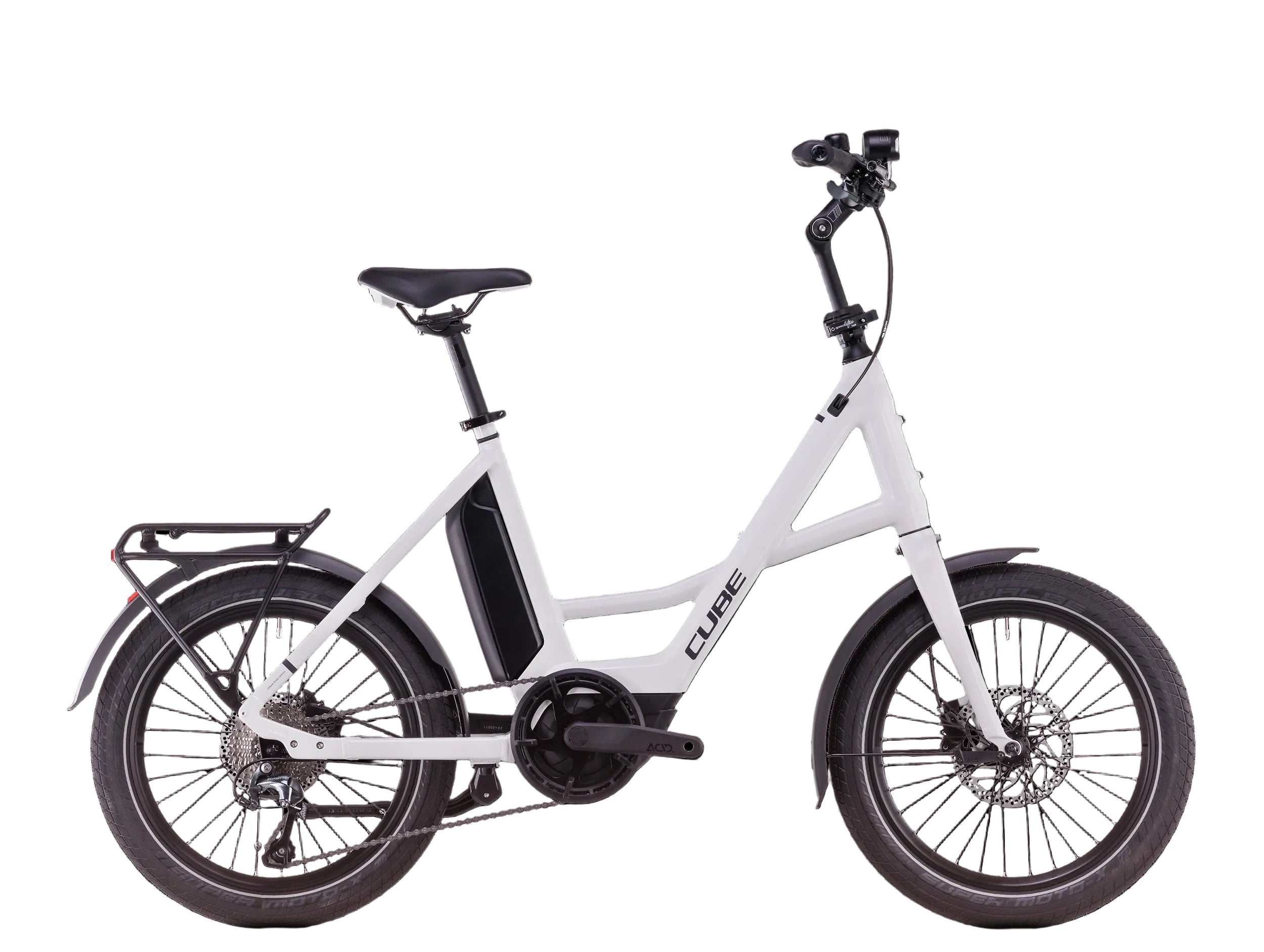 Cube Compact Sport Hybrid 500 Electric Cargo Bike Cotton reflex