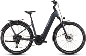 Cube Kathmandu Hybrid ONE 800 Easy Entry Electric Bike 2026 Metallic Grey/Grey 