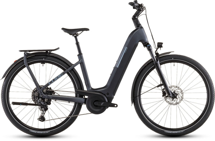 Cube Kathmandu Hybrid ONE 800 Easy Entry Electric Bike 2026 Metallic Grey/Grey 