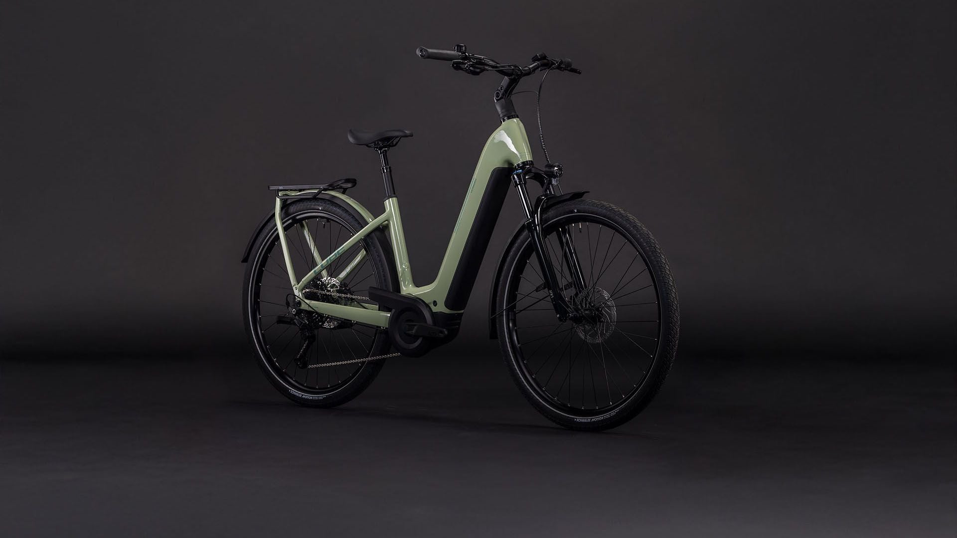 Cube Kathmandu Hybrid ONE 800 Easy Entry Electric Bike 2026 Pea/Green 