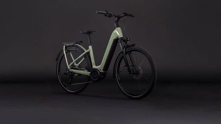Cube Kathmandu Hybrid ONE 800 Easy Entry Electric Bike 2026 Pea/Green 