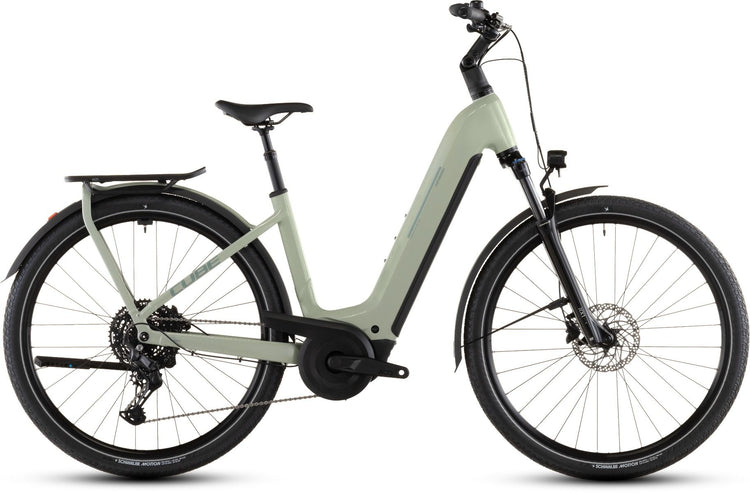 Cube Kathmandu Hybrid ONE 800 Easy Entry Electric Bike 2026 Pea/Green 