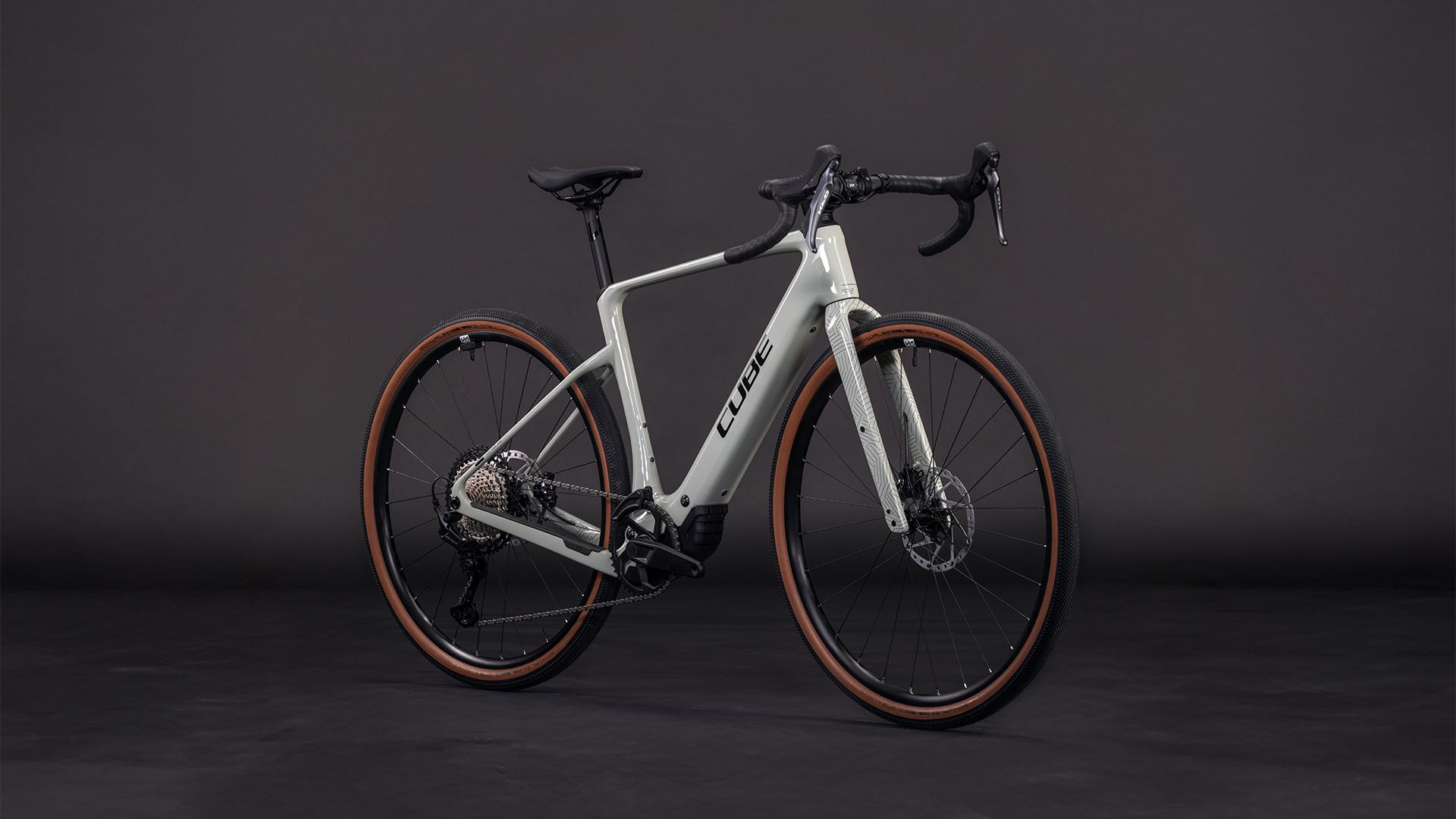 Cube Nuroad Hybrid C:62 Race 400X Gravel Electric Bike 2026 Reed Beige/Black