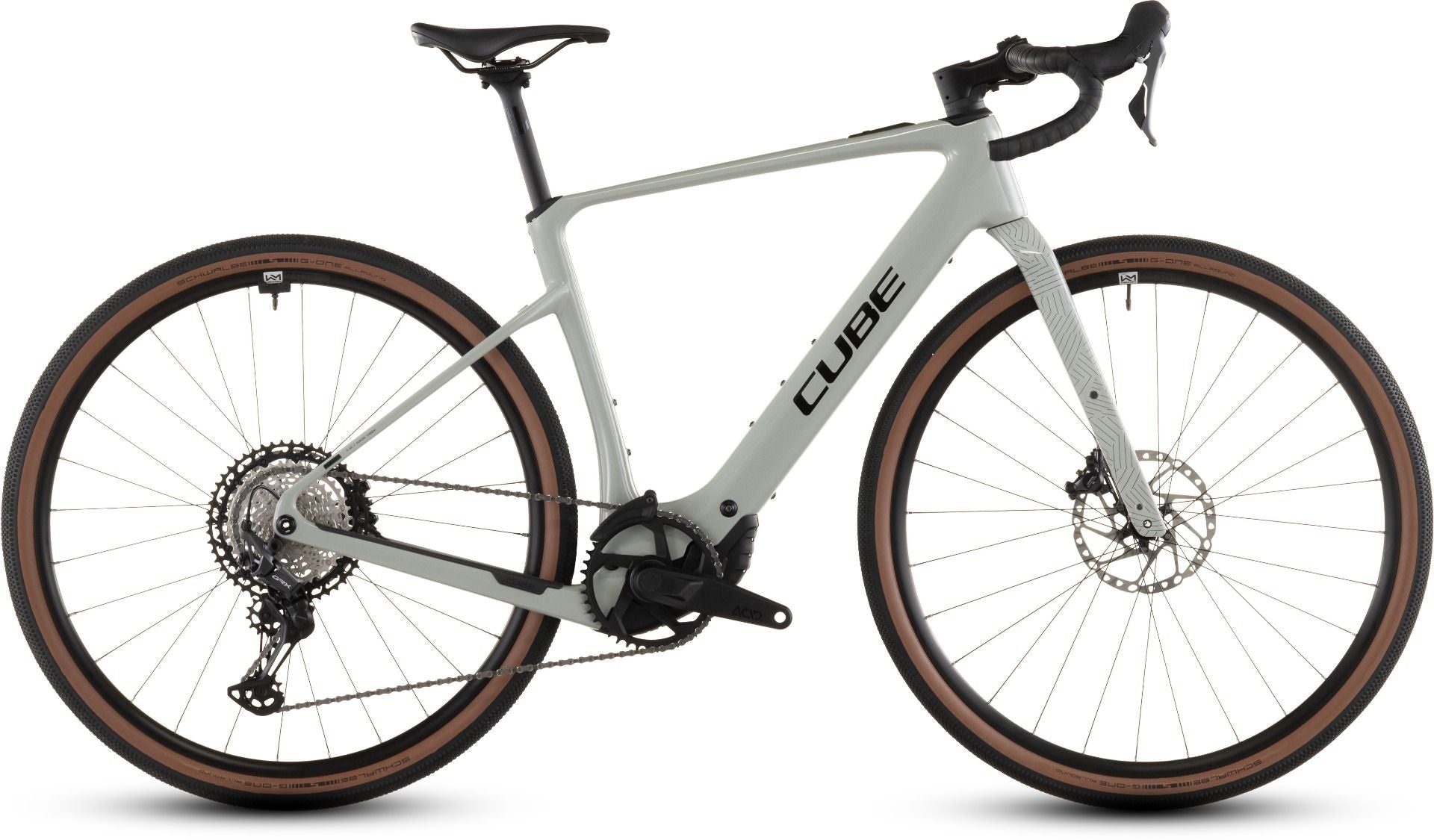 Cube Nuroad Hybrid C:62 Race 400X Gravel Electric Bike 2026 Reed Beige/Black
