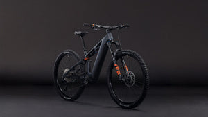 Cube Stereo Hybrid ONE44 HPC SLX 800 Full Suspension Electric Bike 2026 Slab Grey/Orange