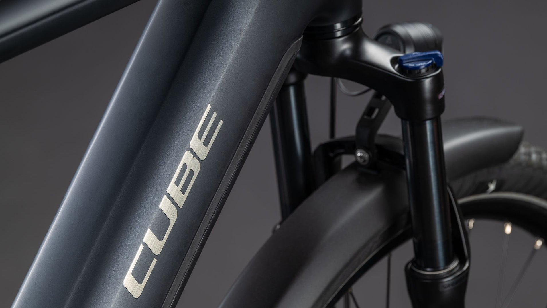 Cube Touring Hybrid ONE 600 Step-Over Electric Bike 2026 Coal/Chrome