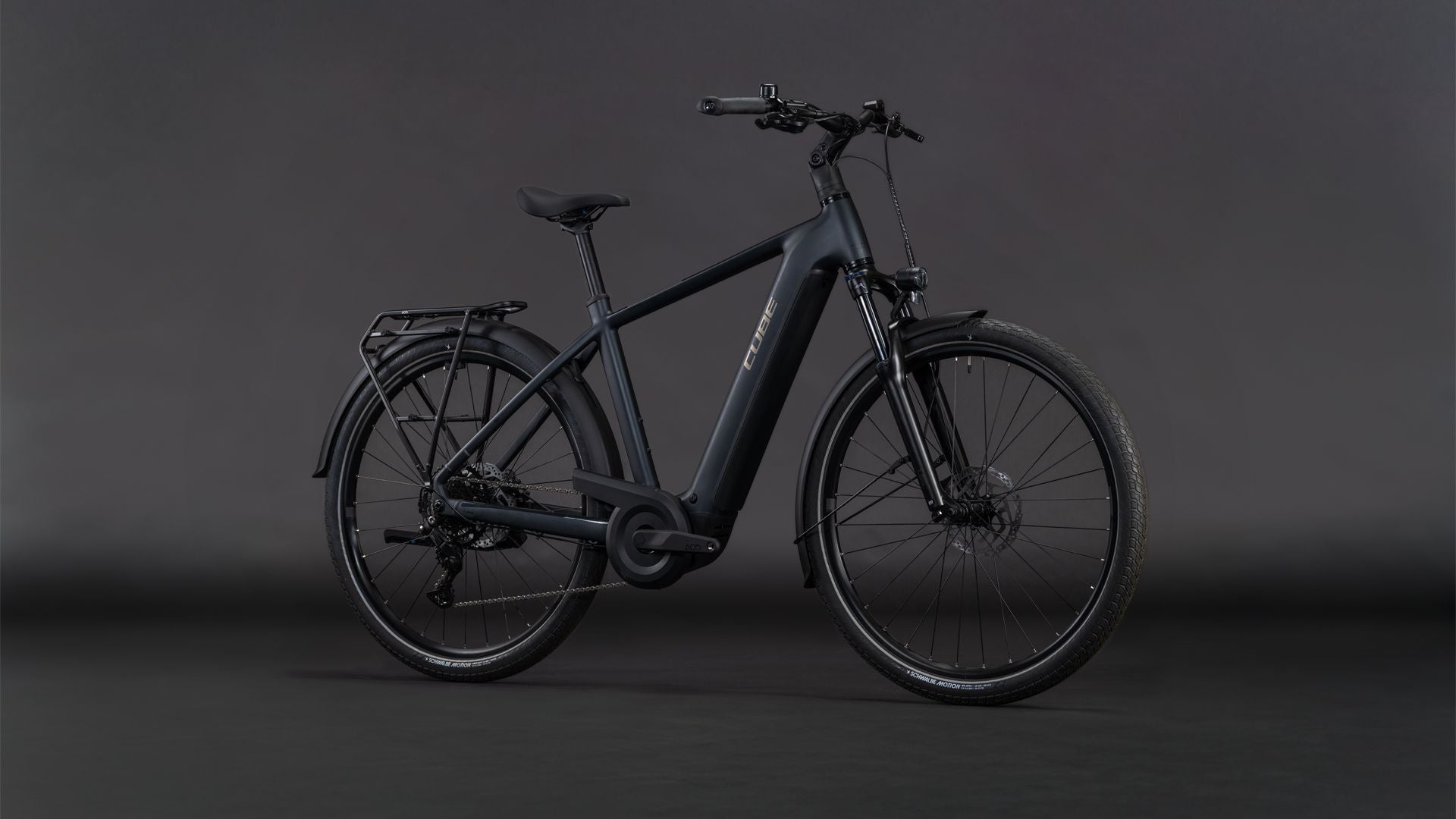 Cube Touring Hybrid ONE 600 Step-Over Electric Bike 2026 Coal/Chrome