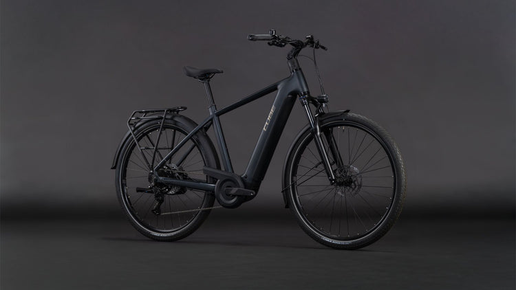 Cube Touring Hybrid ONE 600 Step-Over Electric Bike 2026 Coal/Chrome