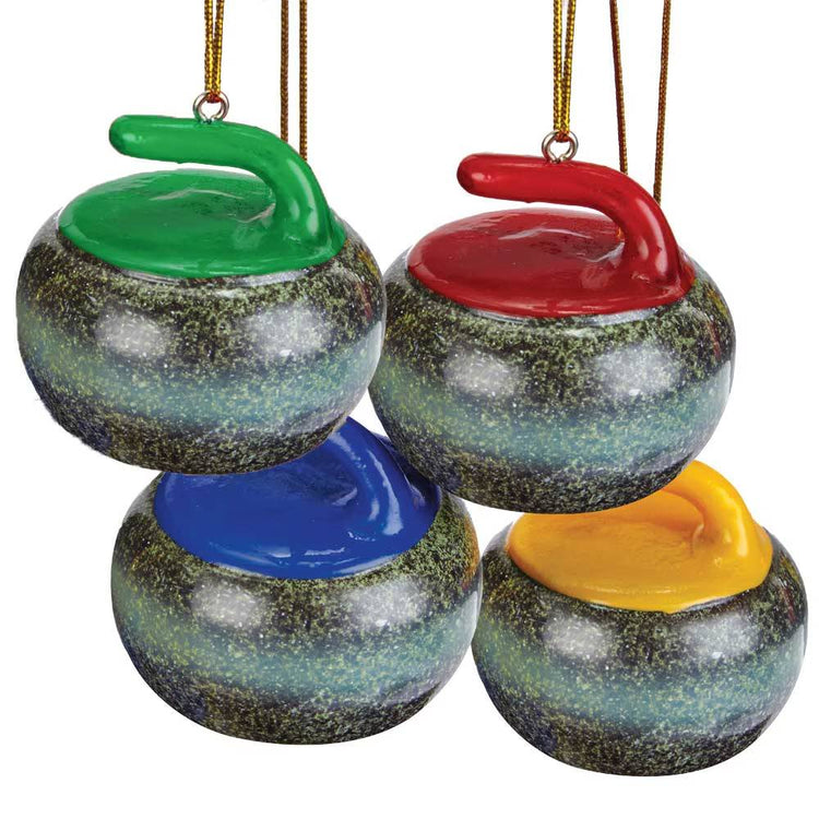 Curling Rock Tree Ornament