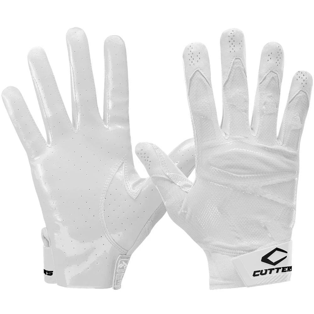 Cutters Senior Rev Pro 4.0 Receiver Football Glove white
