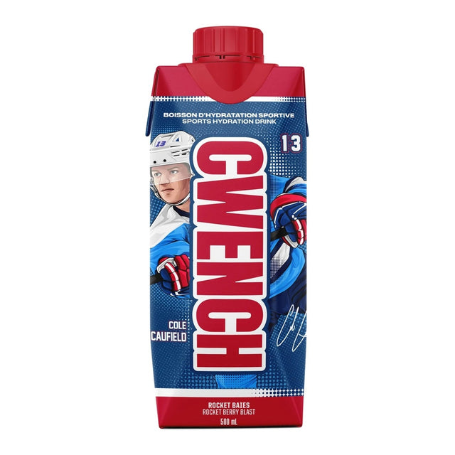 Cwench Sports Drink Single Rocket Berry Blast Cole Caufield